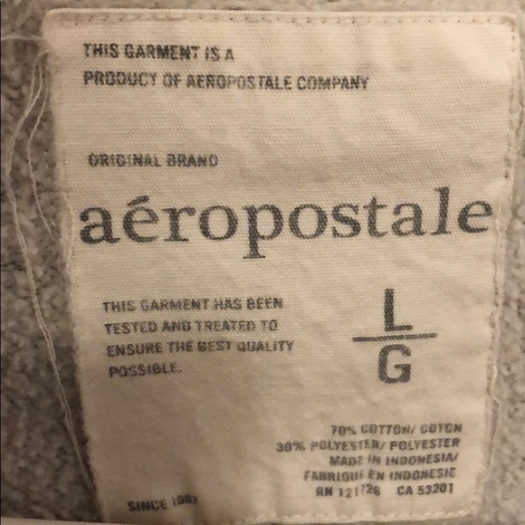 Grey Aeropostale hoodie - Picture 2 of 2